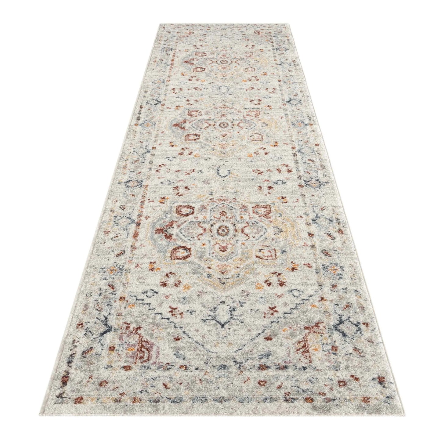 Ornate Persian Vintage Rug - Cream