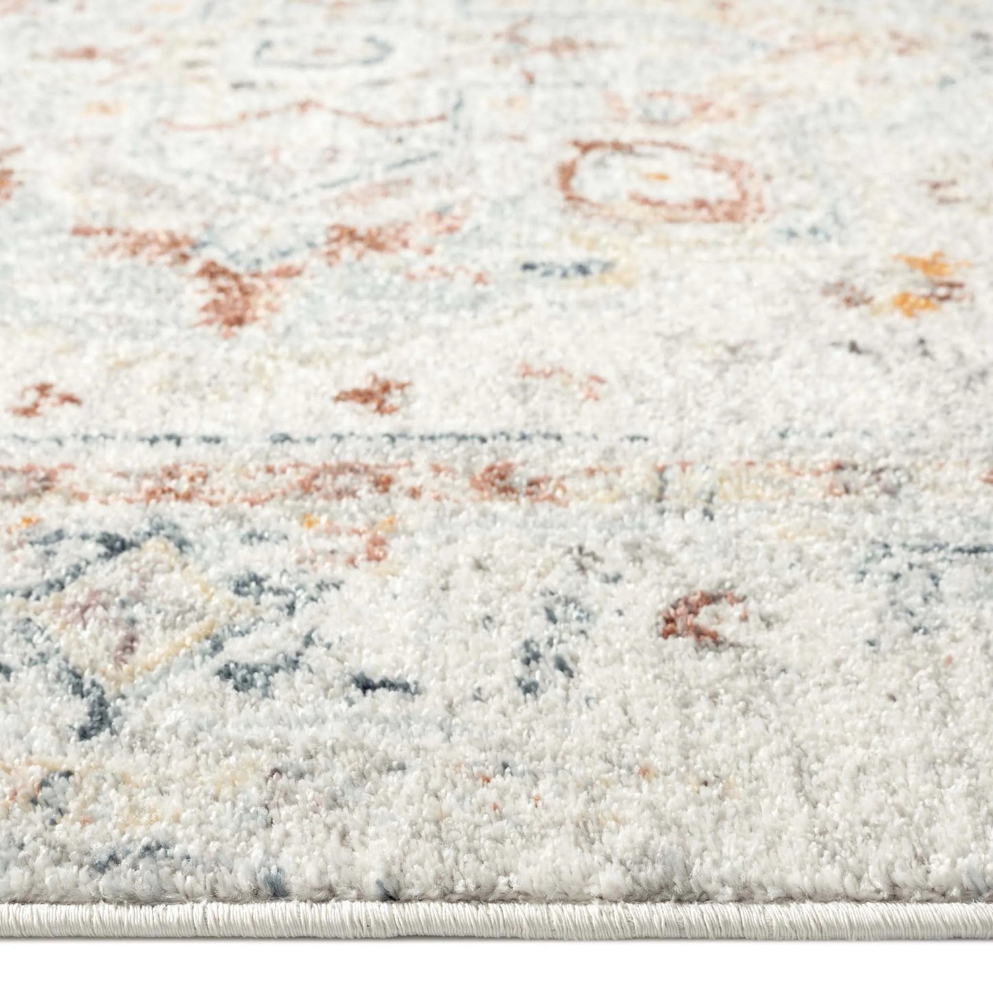Ornate Persian Vintage Rug - Cream