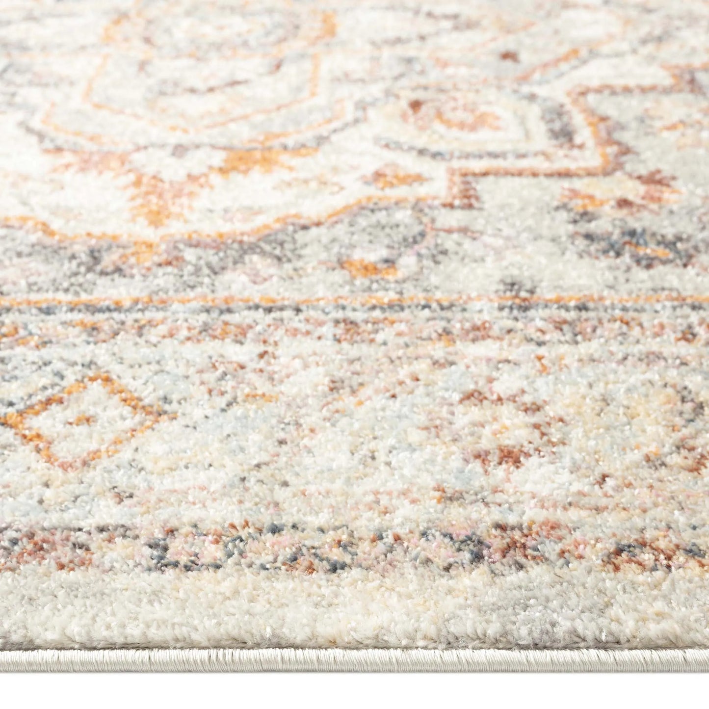 Ornate Persian Vintage Rug - Grey