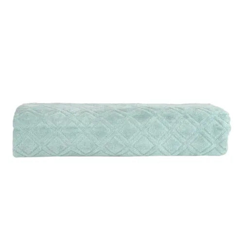 Premium Velour Diamond Design Jacquard Bath Towel