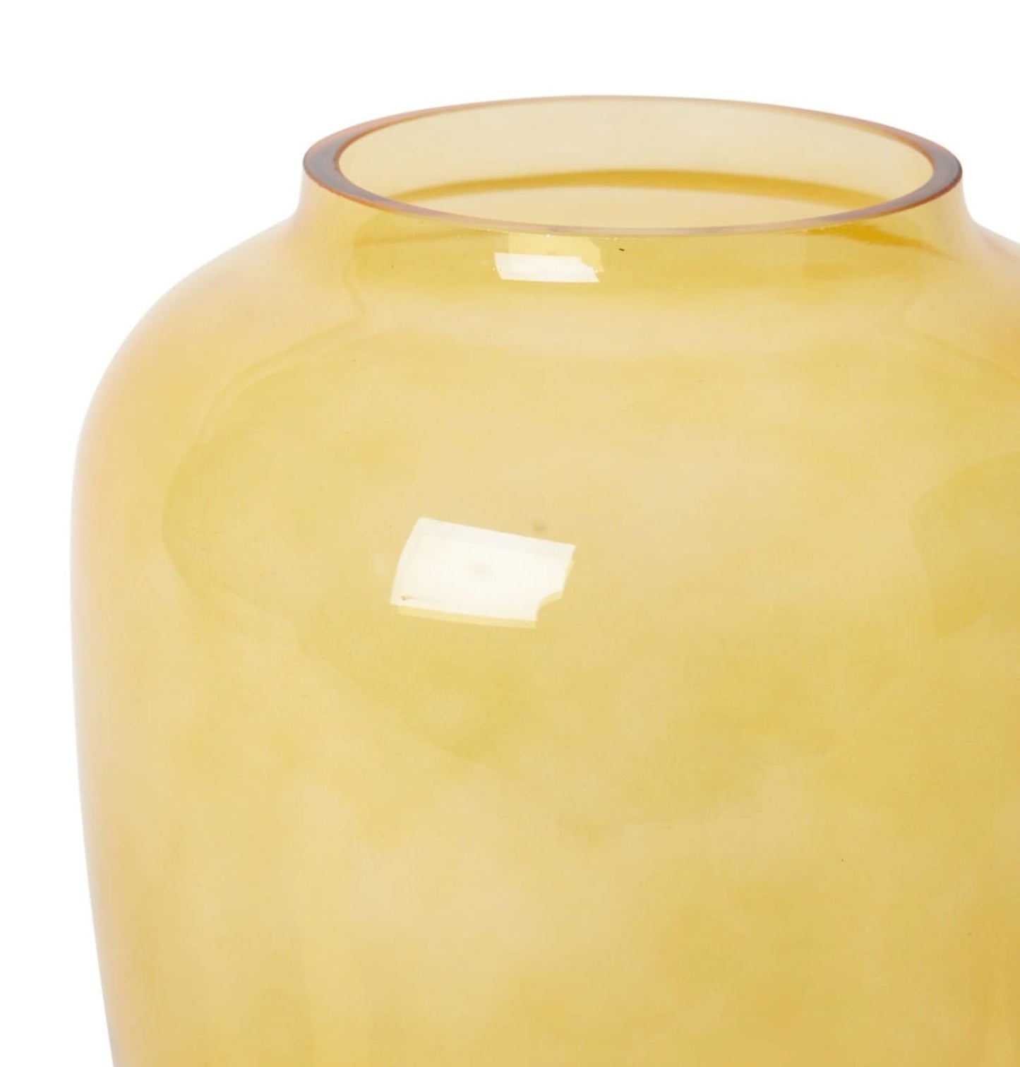 Brice Tall Vase Amber - 19 x 19 x 25cm