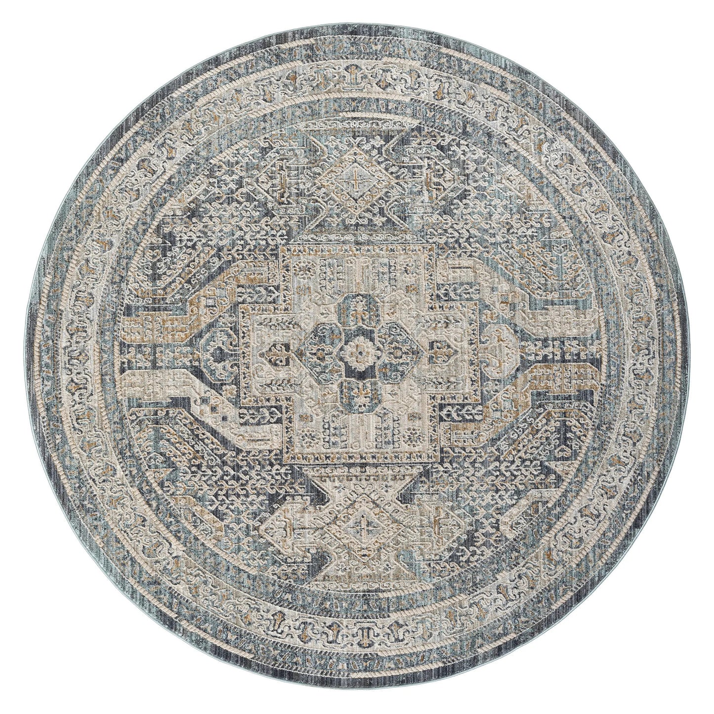Aubre Contemporary Rug - Charcoal