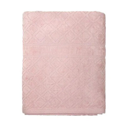 Premium Velour Diamond Design Jacquard Bath Towel