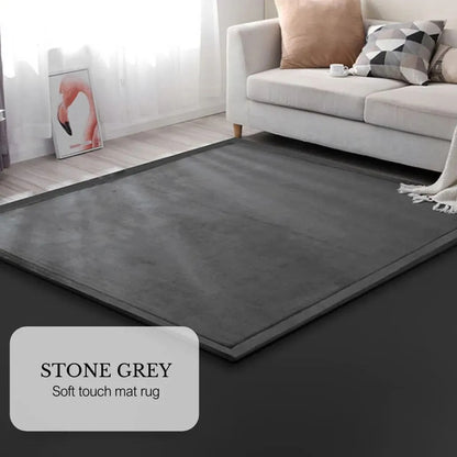 Soft Touch Ultra Plush Memory Foam Tatami Stone Grey Mat
