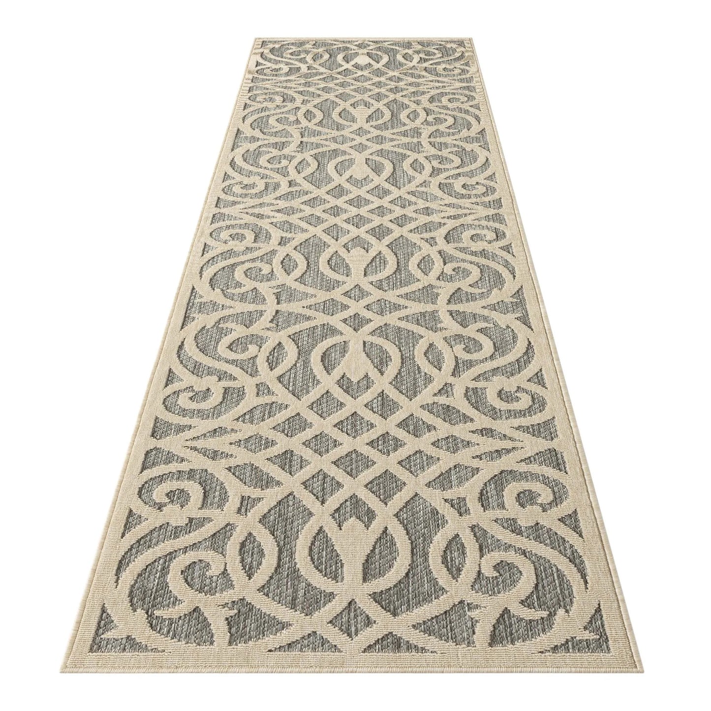 Alpha Outdoor Rug - Grey design