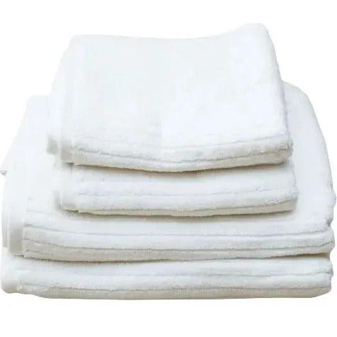 White Stripe Organic Soft 6 pcs Towel Set