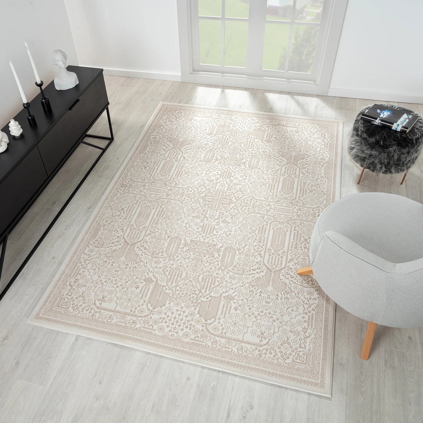 Grande Jacquard Rug - Sand