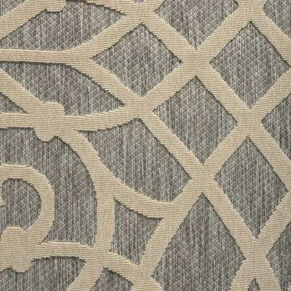 Alpha Outdoor Rug - Grey design