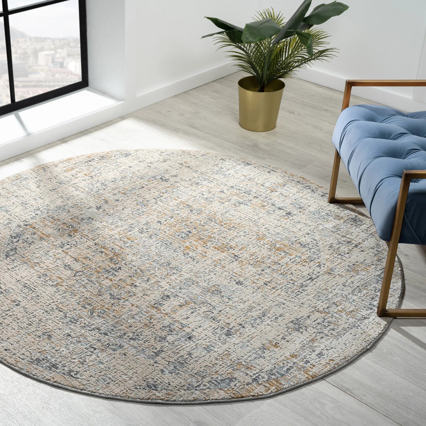 Aubre Contemporary Rug - Sand