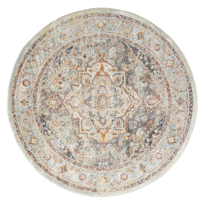 Ornate Persian Vintage Rug - Grey