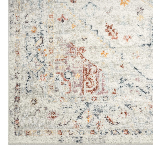 Ornate Persian Vintage Rug - Cream