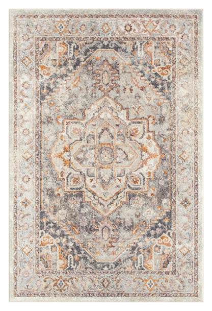Ornate Persian Vintage Rug - Grey