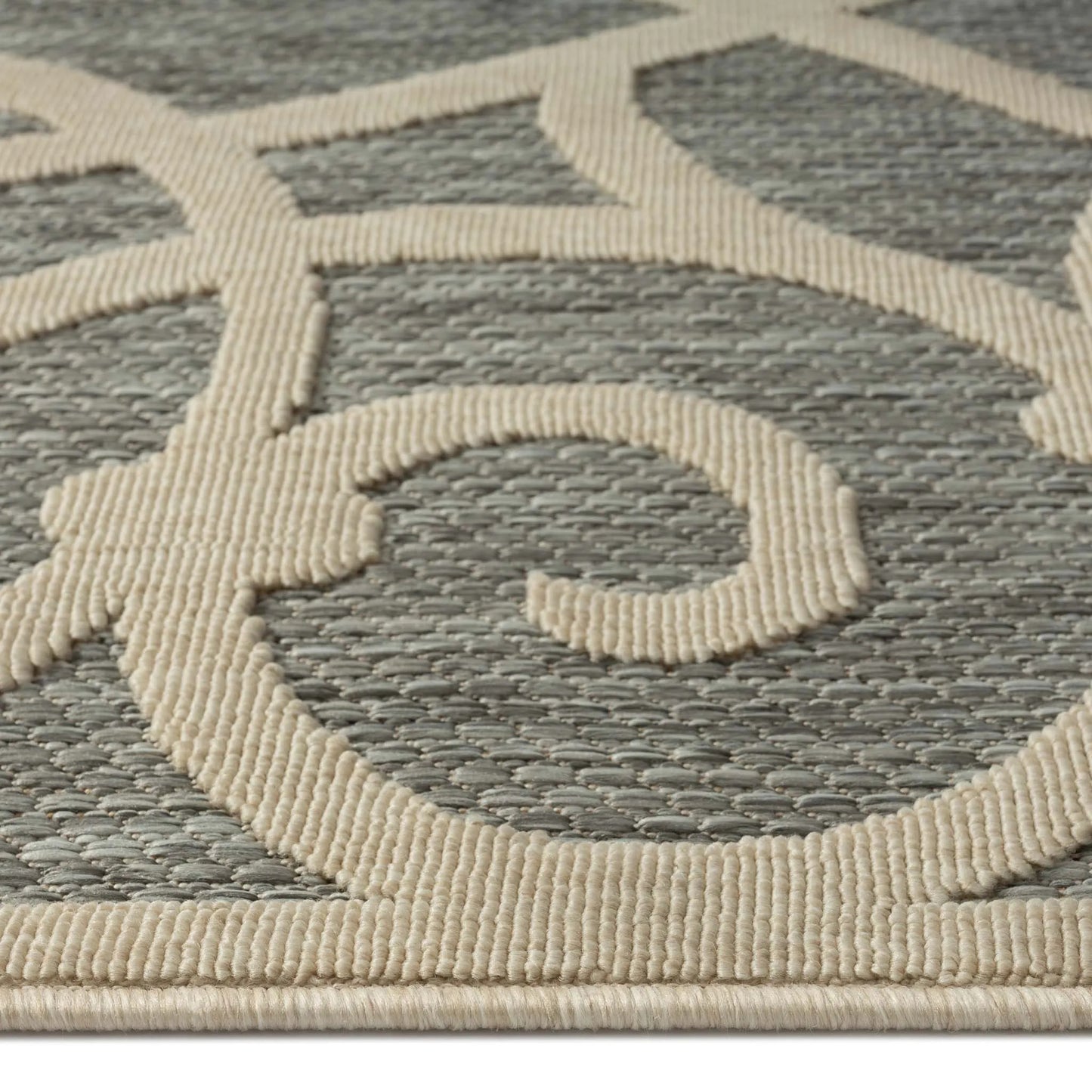Alpha Outdoor Rug - Grey design