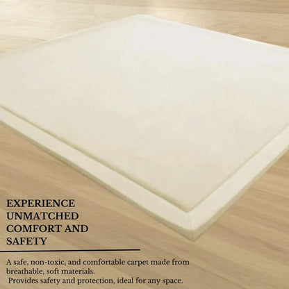 Soft Touch Ultra Plush Memory Foam Tatami Soft Ivory Mat