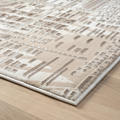 Grande Jacquard Rug - Taupe