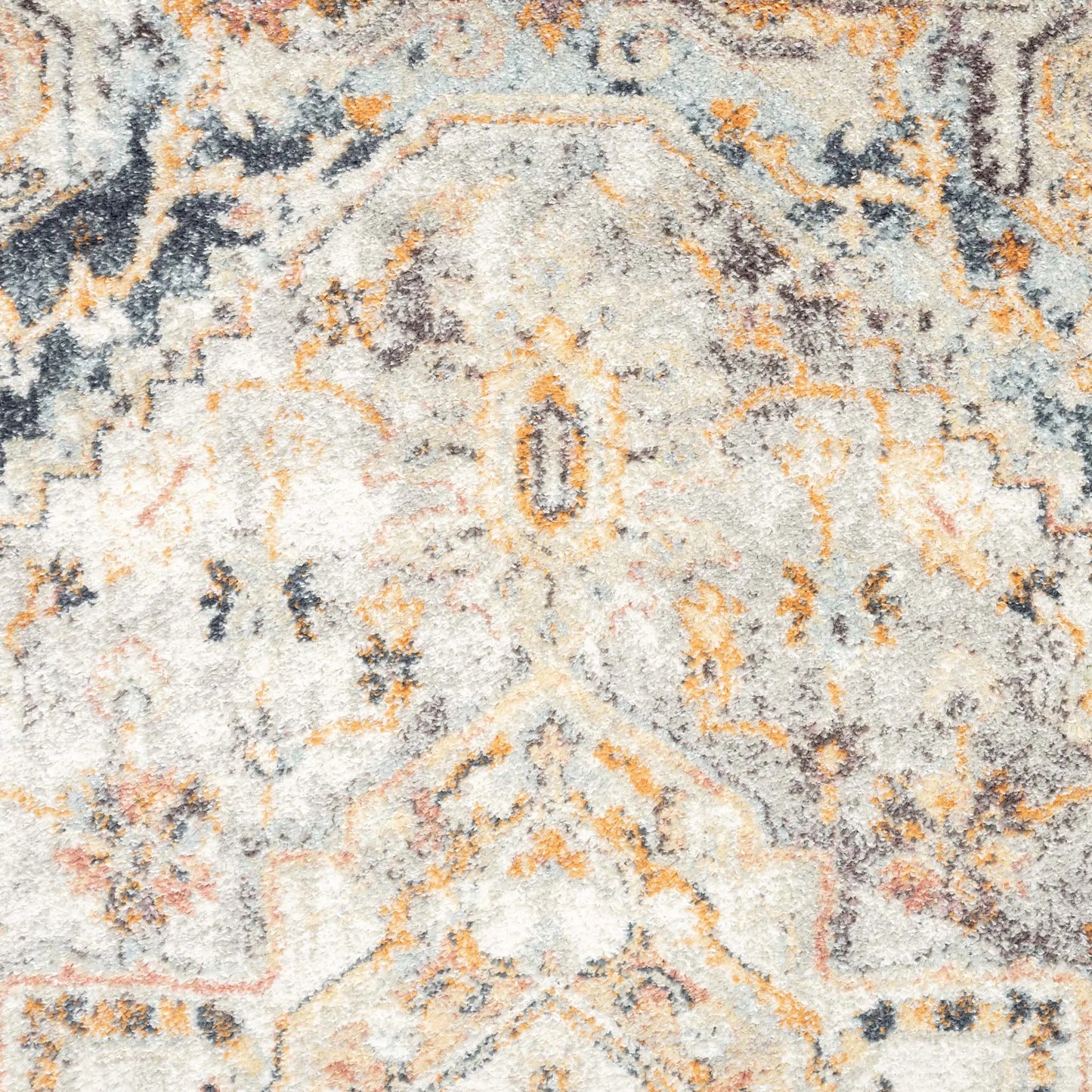 Ornate Persian Vintage Rug - Blue