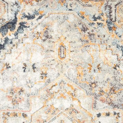 Ornate Persian Vintage Rug - Blue