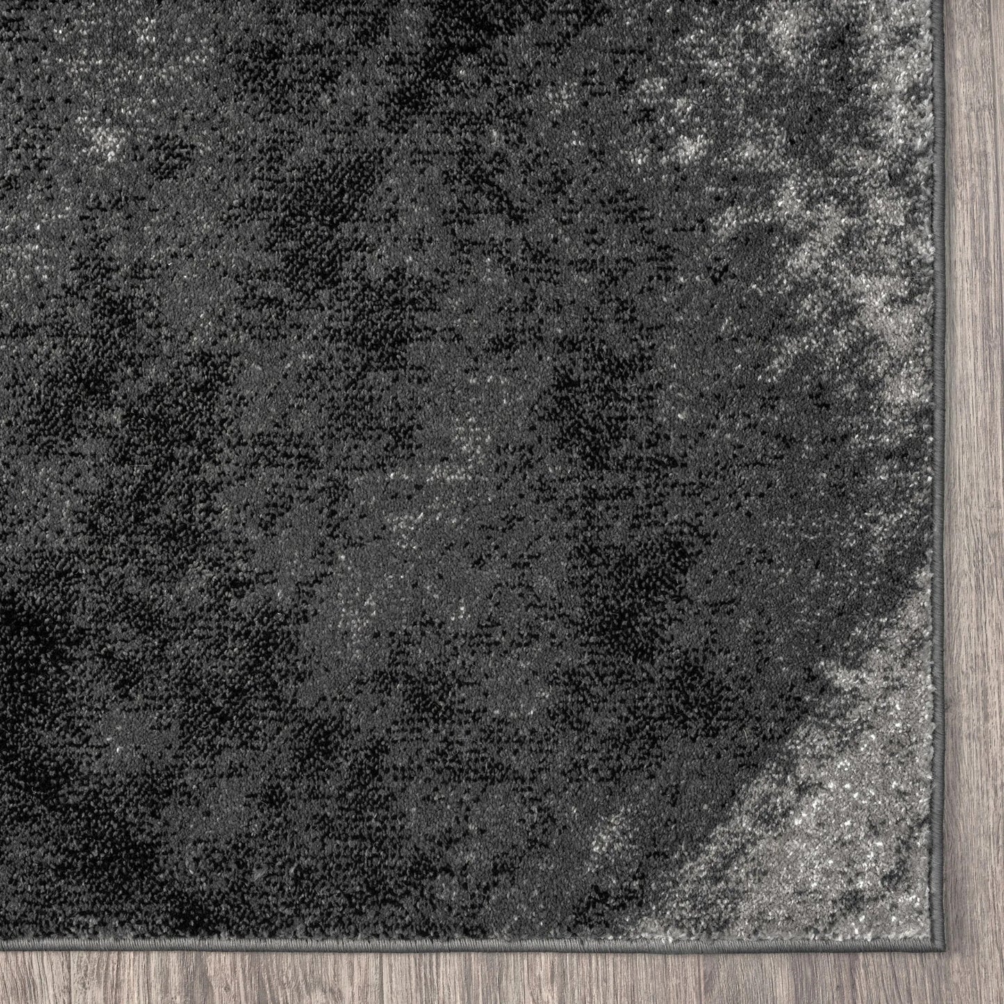 Adore Geometric Textural Rug - Grey
