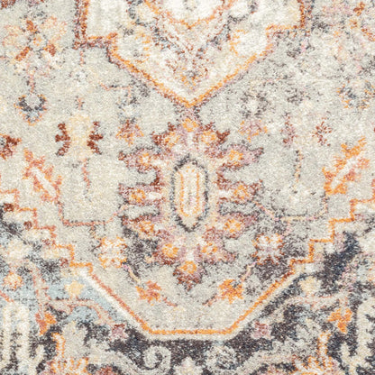 Ornate Persian Vintage Rug - Grey