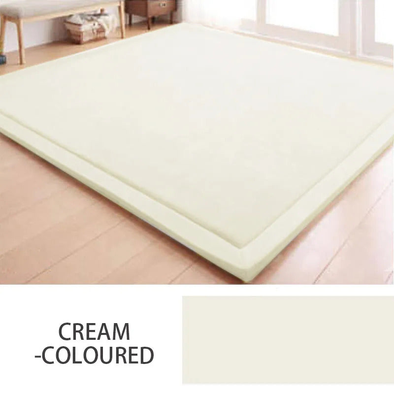 Soft Touch Ultra Plush Memory Foam Tatami Soft Ivory Mat