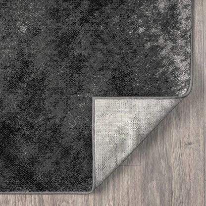 Adore Geometric Textural Rug - Grey