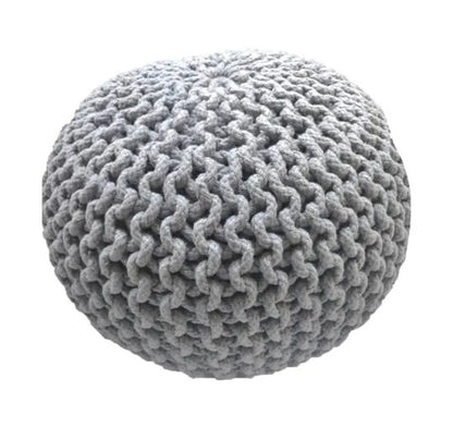 Braided Ottoman Pouffe Footstool Hand Knitted