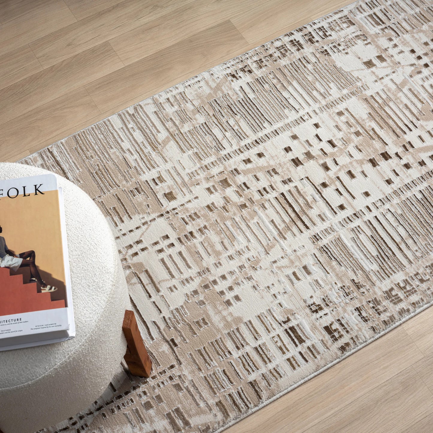 Grande Jacquard Rug - Taupe
