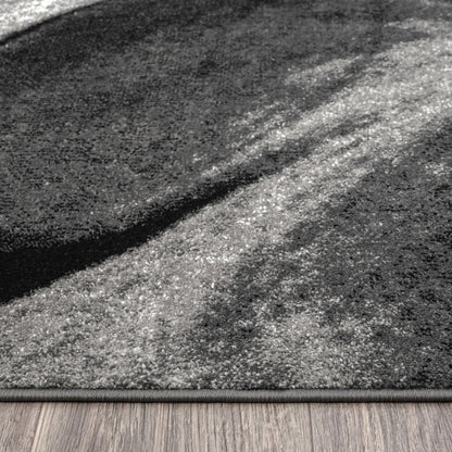 Adore Geometric Textural Rug - Grey
