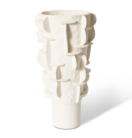 Adora Tall Vase White - 27 x 27 x 50cm