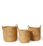 Carlita Basket Set 3 - 30 x 30 x 38cm / 36 x 36 x 42cm / 40 x 40 x 46cm