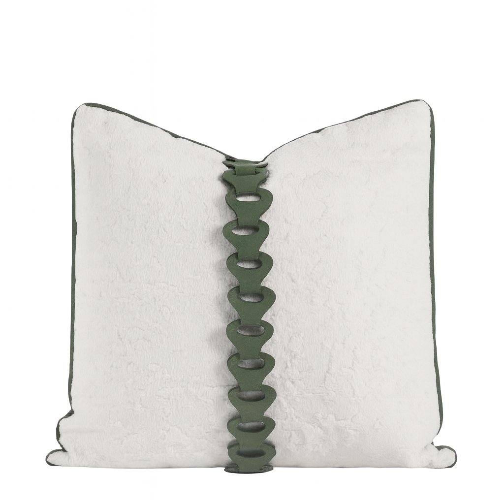 Ivory Verde Cushion