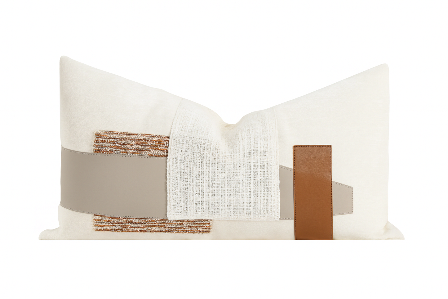 Modern Patchwork Rectangle Cushion