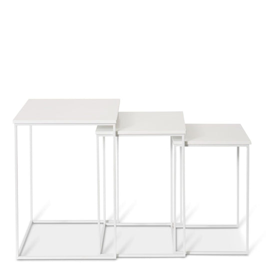 Duke Square Side Table Set 3 - 42 x 42 x 55cm