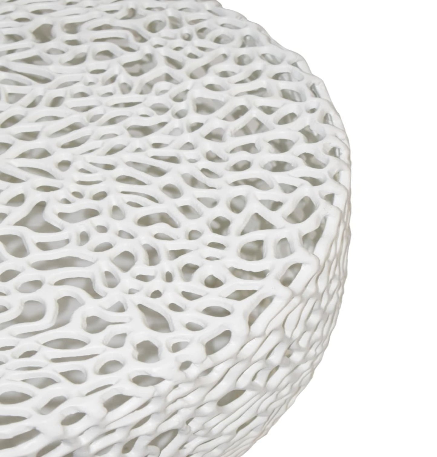 Ishaan Coffee Table White - 80 x 80 x 38cm