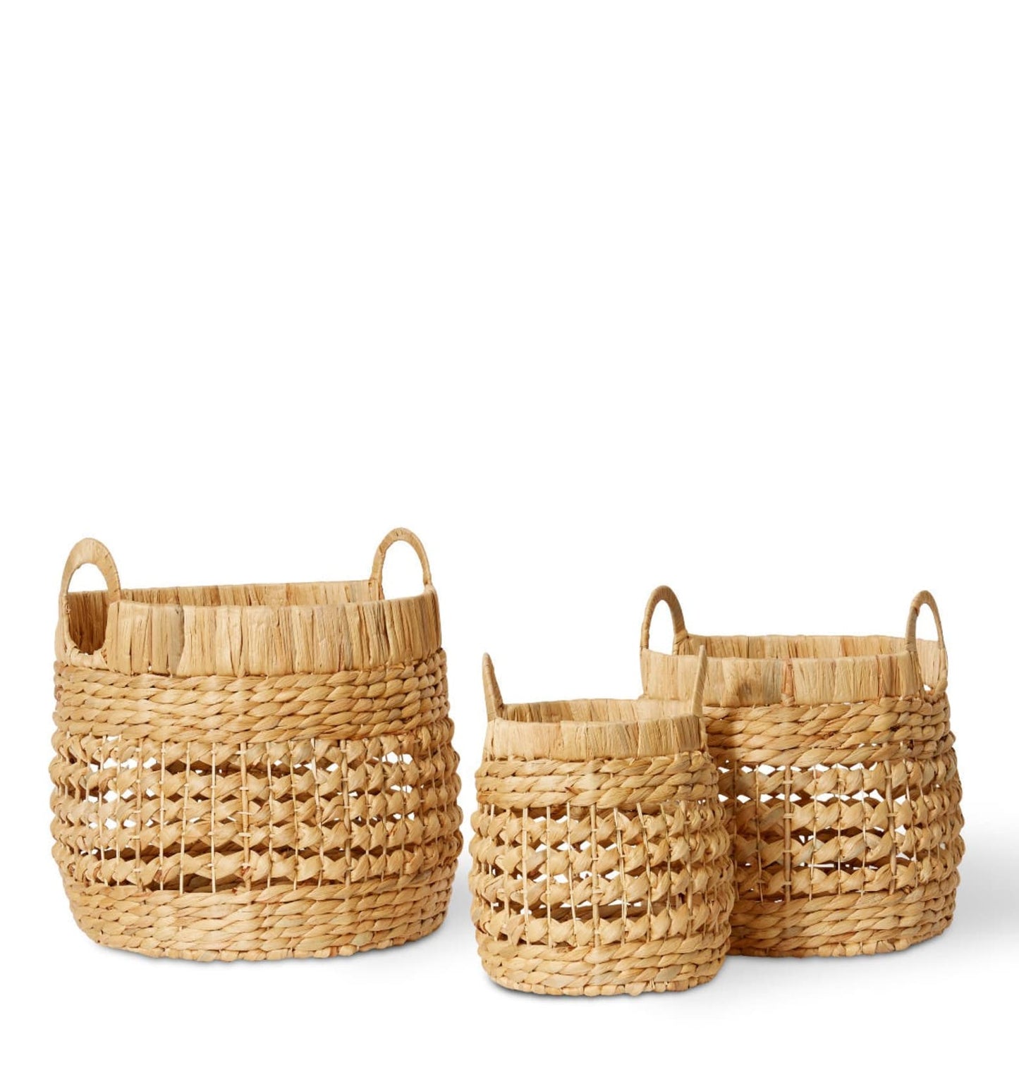 Kaikara Basket Set 3 27 x 27 x 32cm 36 x 36 x 36cm 43 x 43 x 41cm