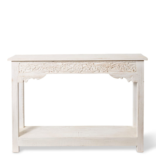 Zankhana Console Table - White