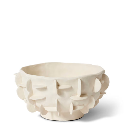 Adora Bowl Ivory - 36 x 36 x 17cm